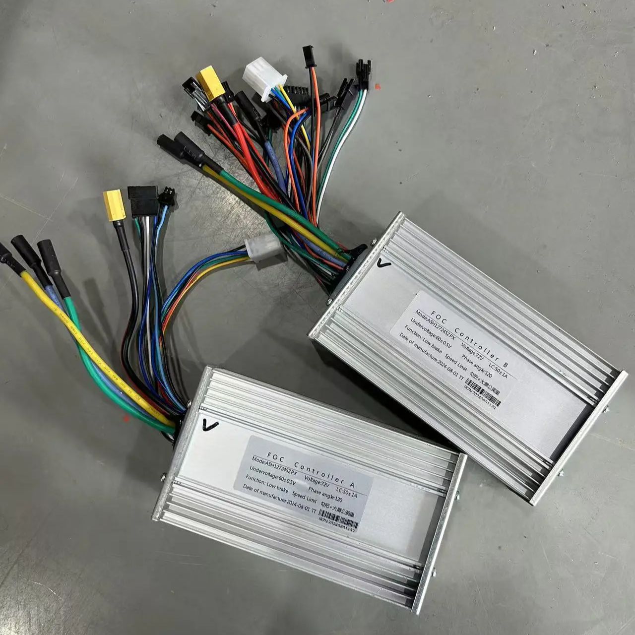 72V 45A Dual Controller - JBZN-Contrôleurs électriques à onde sinusoïdale, 60V,